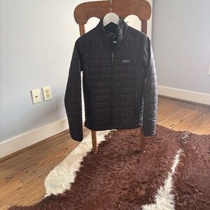 Patagonia Men’s Black Quilted Packable Puffer Jacket